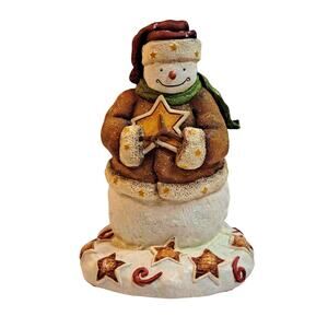 Christmas Spirit Snowman Star Karen Gillard Crouch Classic Santa 761904 2001